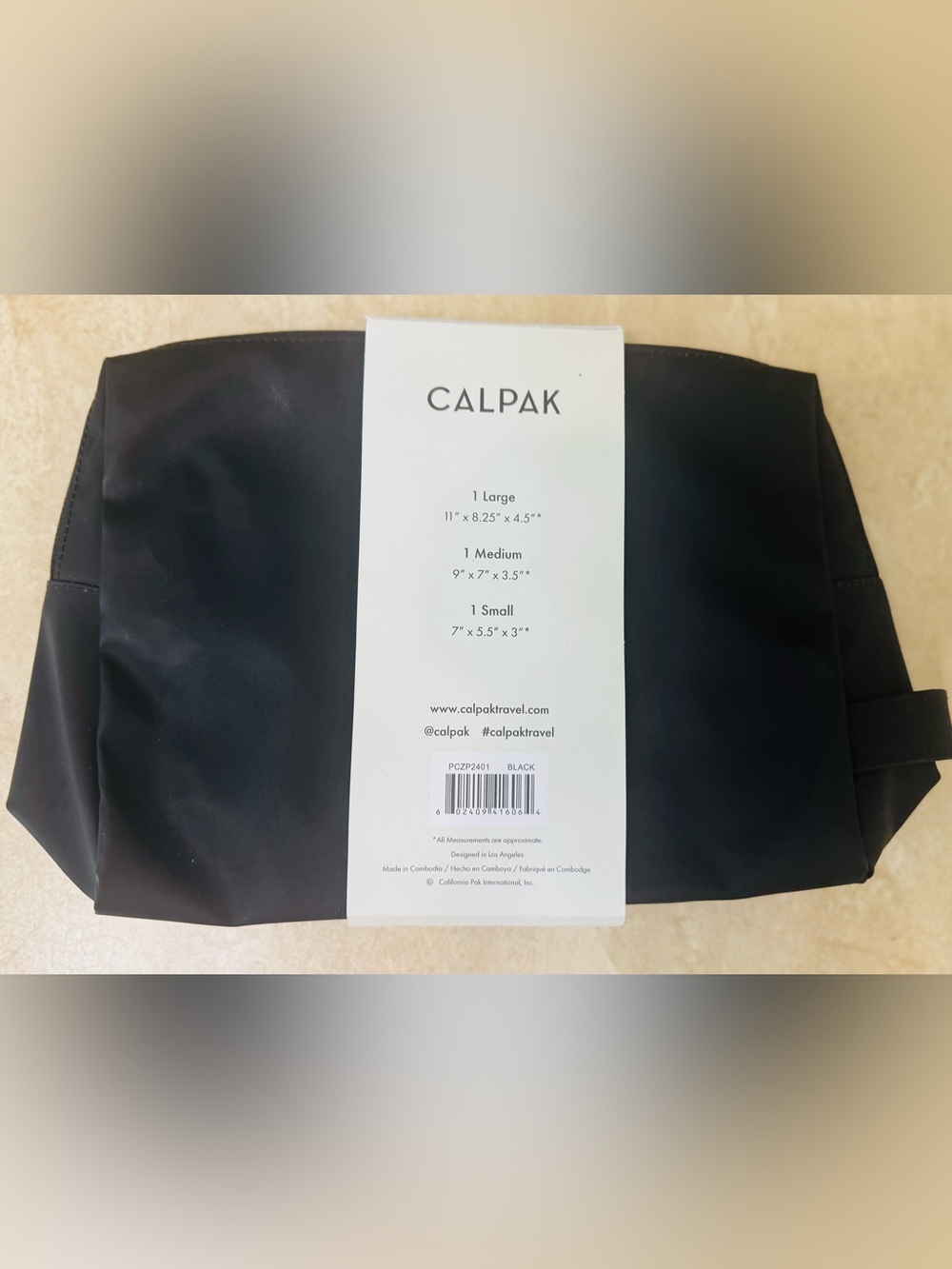CalPak Water Resistant Zip Pouch Set (3
Pieces) - Picture 6 of 9